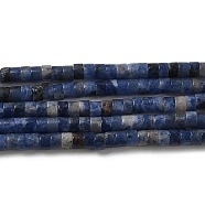 Natural Sodalite Beads Strands, Disc, Heishi Beads, 3x2~2.5mm, Hole: 0.9mm, about 180~182pcs/strand, 15.04~15.16''(38.2~38.5cm)(G-E612-A12)