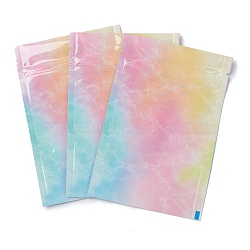 Plastic Zip Lock Bag, Storage Bags, Self Seal Bag, with Top Seal, Colorful, 12x8x0.15cm, Unilateral Thickness: 3.1 Mil(0.08mm), 100pcs/bag(OPP-B001-B01)