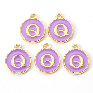 Golden Plated Alloy Enamel Charms(X-ENAM-S118-10Q)-2