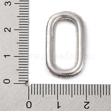 placage de crémaillère en laiton micro pavé de zircone cubique transparente anneaux de liaison(KK-Z070-12P-03)-3