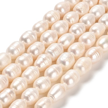 Linen Rice Pearl Beads