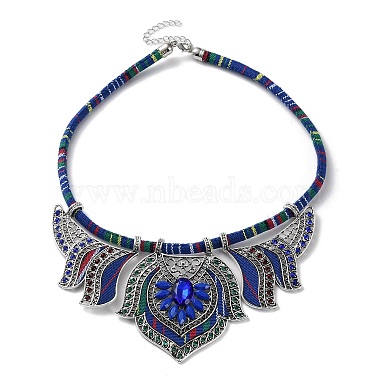 Blue Rhinestone Necklaces