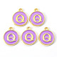 Golden Plated Alloy Enamel Charms(X-ENAM-S118-10Q)-2