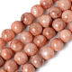 perles naturelles de quartz brins(G-R479-8mm-11)-1