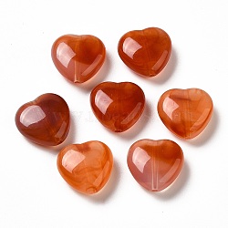 Transparent Acrylic Beads, Two Tone, Heart, Coral, 15x15.5x6.5mm, Hole: 1.4mm, about: 480pcs/500g(OACR-Z005-16A)