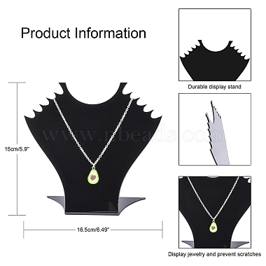 Stereoscopic Organic Glass Necklace Displays(NDIS-N001-04)-5