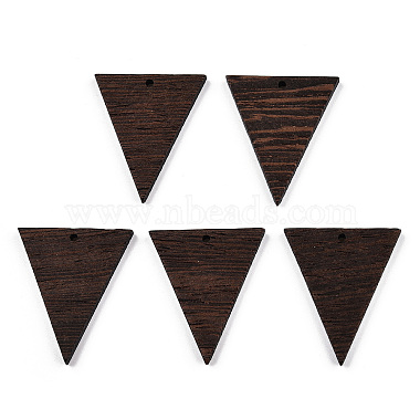 Coconut Brown Triangle Wood Pendants
