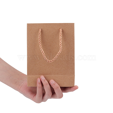 Sacs en papier kraft sacs à provisions cadeaux(ABAG-E002-09C)-3