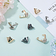 4 Pairs 4 Style Alloy Toe Cap Covers(FIND-GF0005-25)-4