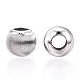Rhodium Plated 925 Sterling Silver Beads(STER-T007-11P)-1