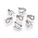 304 Stainless Steel Clip-on Earrings Components(X-STAS-F188-07P)-2