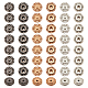 30Pcs 3 Colors Alloy & Brass Snap Buttons(FIND-NB0003-64)-1
