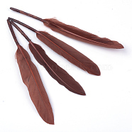 Goose Feather Costume Accessories, Dyed, Saddle Brown, 100~175x13~25mm(FIND-Q056-26)