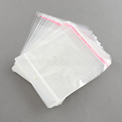 OPP Cellophane Bags, Rectangle, Clear, Clear, 14x11cm, Unilateral Thickness: 0.035mm, Inner Measure: 9x11cm(OPC-R011-14x11cm)