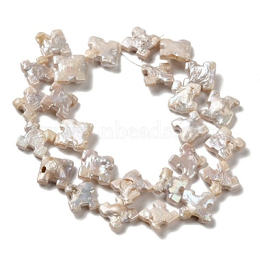 Natural Baroque Pearl Keshi Pearl Beads Strands(PEAR-E016-005)-2