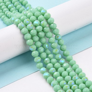 Electroplate Glass Beads Strands(EGLA-A034-P1mm-B22)-4