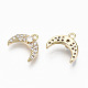 Brass Micro Pave Clear Cubic Zirconia Charms(X-RJEW-T063-67G-NF)-2