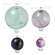 340Pcs 4 Style Natural Fluorite Beads(G-LS0001-49)-3