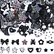 128Pcs Transparent & Opaque Acrylic Beads(OACR-BM0001-13)-1