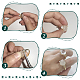 HOBBIESAY 6Pcs Brass Cubic Zirconia Adjustable Ring Components(KK-HY0001-86)-4