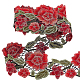 Elite Embroidery Polyester Lace Ribbons(SRIB-PH0001-28)-1