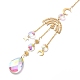 Faceted Glass Sun Catcher Pendant Decorations(AJEW-A037-13G)-3