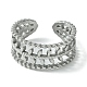 304 Stainless Steel Open Cuff Ring(RJEW-L110-045P)-2