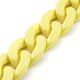 Handmade Opaque Acrylic Curb Chains(AJEW-JB00564-10)-1