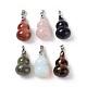 Natural & Synthetic Gemstone Pendants(G-G846-02P)-1
