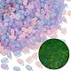 Luminous Transparent Acrylic Beads(LACR-D009-01B)-1