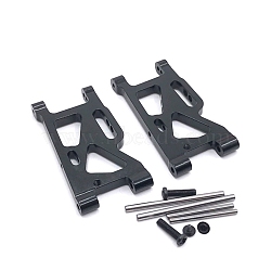 Alloy Suspension Frame with Iron Screw, Remote Control Car Accessories, Black, 61.5x30x6mm, Hole: 1.5mm & 2mm, 2pcs(AJEW-WH0181-90F)