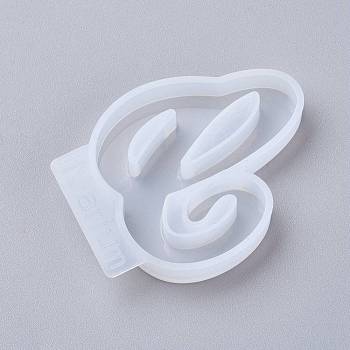 Letter DIY Silicone Molds, For UV Resin, Epoxy Resin Jewelry Making, Letter.C, 53x42x8mm, Inner Diameter: 43x38mm
