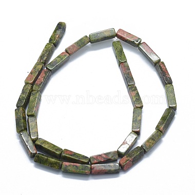Natural Unakite Beads Strands(G-F631-E24)-2