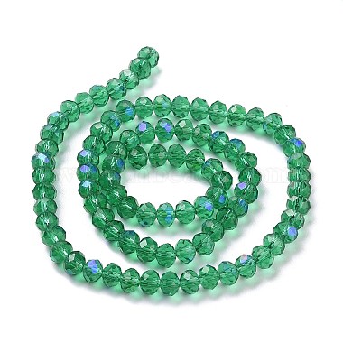 Chapelets de perles en verre galvanoplastique(EGLA-A034-T10mm-L12)-2