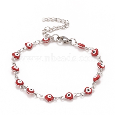 Red 304 Stainless Steel Bracelets
