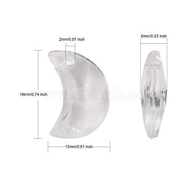 Transparent Acrylic Pendants(X-TACR-525-01)-2