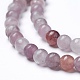 Perles de lépidolite naturelle / mica violet(G-G770-04A-4mm)-2
