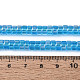 ab色のメッキ透明ガラスビーズストランド(GLAA-T026-3x6mm-T07)-4