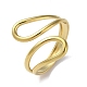 304 Stainless Steel Open Cuff Ring(RJEW-H215-03G)-1