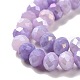 hebras de perlas de vidrio electrochapadas facetadas(X-GLAA-C023-02-B07)-5