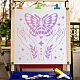 PET Plastic Drawing Painting Stencils Templates(DIY-WH0244-179)-5