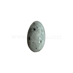 Natural Labradorite Carved Healing Egg Figurines, Reiki Energy Stone Display Decorations, 50x35mm(PW-WG29511-05)