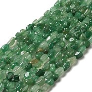 Natural Green Aventurine Beads Strands, Nuggets, 7~14x4~8x4~7mm, Hole: 1mm, about 44~50pcs/strand, 38.5~39.5cm(G-I351-A06)