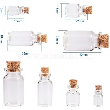 стеклянные бутылки стеклянные фляги(AJEW-PH0015-05)-2