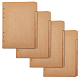 5 Sheets A5 Kraft Paper Binder Dividers(SCRA-WH0001-01A-01)-1