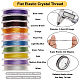 10 Rolls 10 Colors Flat Elastic Crystal String(EW-BBC0001-01)-2