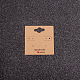 Square Kraft Paper Earring Display Cards(WG43334-01)-1