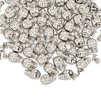 50Pcs Skull Alloy Rivets, with Screw, for Purse Handbag Shoes Punk Rock Leather Craft Clothes Belt, Platinum, 16x10x5mm(FIND-CA0011-72A-P)