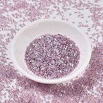 MIYUKI Quarter TILA Beads, Japanese Seed Beads, 2-Hole, (QTL256) Transparent Smoky Amethyst AB, 5x1.2x1.9mm, Hole: 0.8mm, about 24000pcs/500g(SEED-MY05-QTL0256)