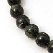 Natural Kambaba Jasper Beads Strands, Round, 10mm, Hole: 1mm, about 40pcs/strand, 15.5 inch(G-G394-10mm)